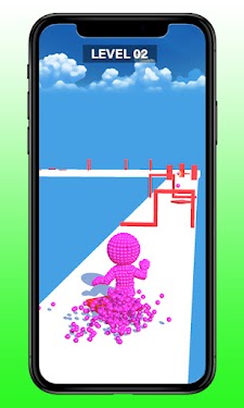 #2. Perfect Pixel Bubble Runner 3D (Android) By: Kidzoo Games