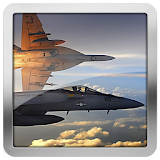 F18 Hornet Airforce Clock LWP icon