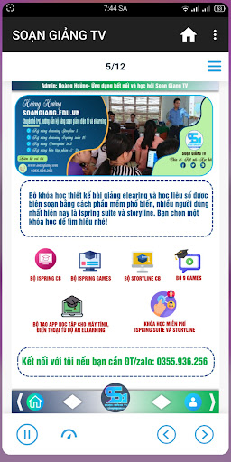 Android application SOẠN GIẢNG TV screenshort