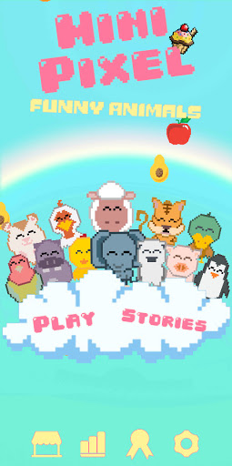 Mini Pixel: Funny Animals 1.0.17 APK-MOD(Unlimited Money Download) screenshots 1