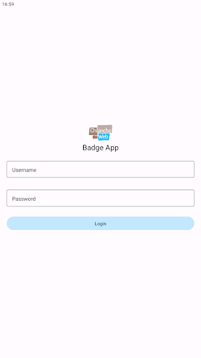 Android application Chianche Badge screenshort