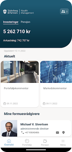 Android application Söderberg & Partners WM screenshort