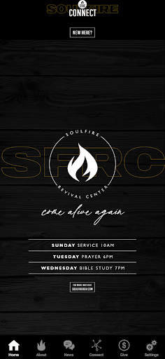 Android application SoulFire Revival Center screenshort