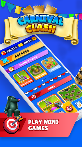 Android application Carnival Clash: Win & Earn screenshort