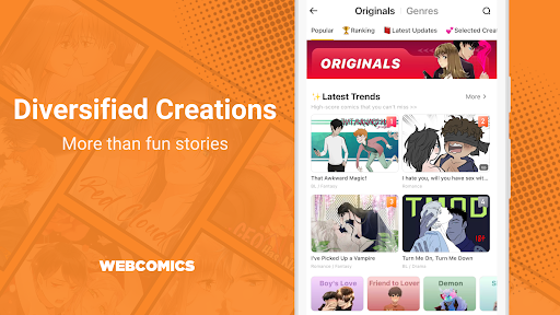 WebComics - Webtoon & Manga - Comics - apps