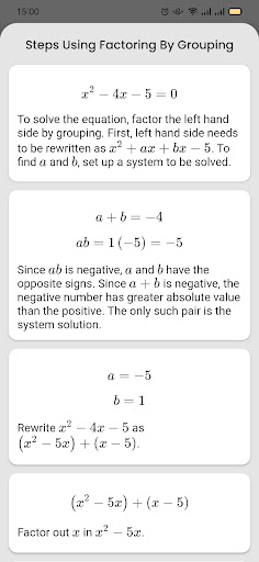 Math Solver - Homework Helper Screen 3