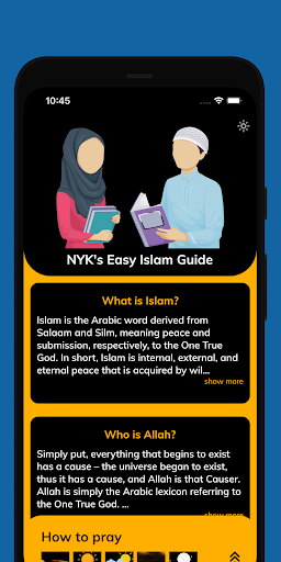 Android application Easy Islam - New Muslim Guide screenshort