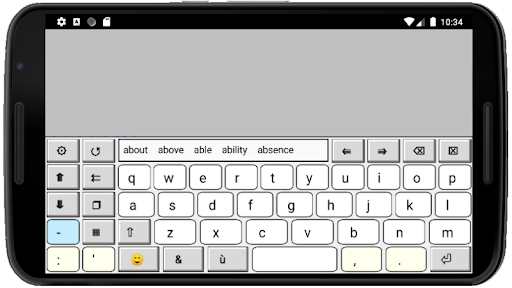 Grid Custom Keyboard Screen 3