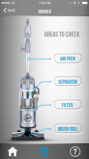 Hoover App Screen 3