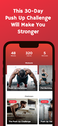 30 Day Push Up Challenge Screen 2