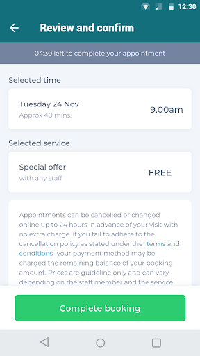 Beauty Secrets Spa App Screen 3