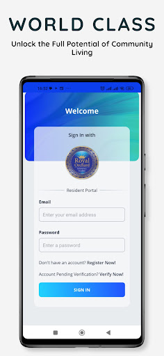 Royal Orchard Resident Portal Screen 2
