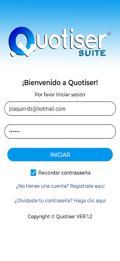 Quotiser Screen 2