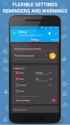 Screenshot of Car Expenses Manager