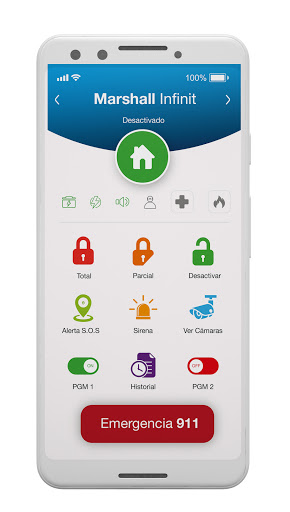 Android application Marshall Infinit screenshort