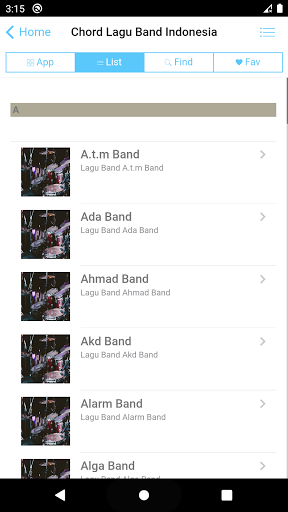 Chord Kunci Gitar Band Screen 3