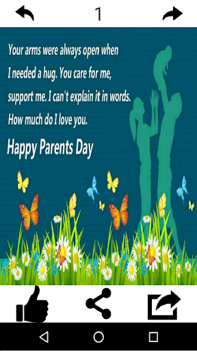 Android application Parents Day Greeting & Wishes screenshort