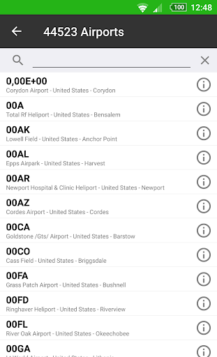 World Wide Airports Screen 2