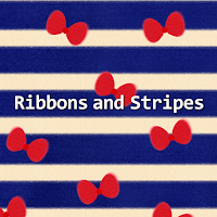 Blue Theme Ribbons and Stripes