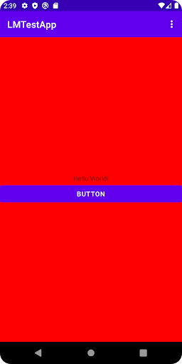 LMT Test App Screen 2