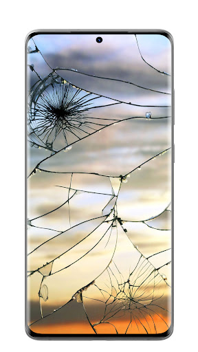 Broken Screen Prank Wallpaper