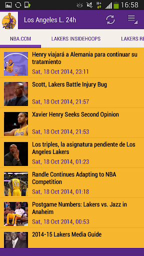 Los Angeles Basketball 24h Screen 2