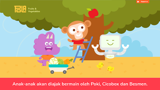 Android application Pola - Fruit and Vegetables screenshort