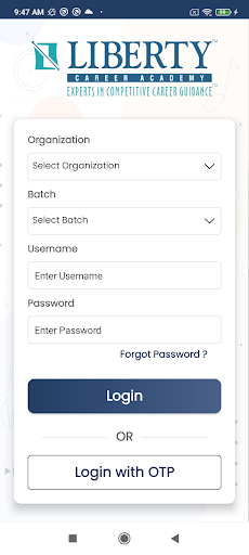 LCA Student App Screen 3