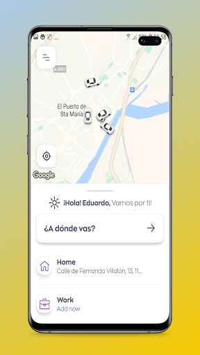 EnTaxi App Screen 2