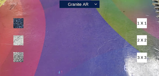 Android application viewAR Granites & Walls screenshort