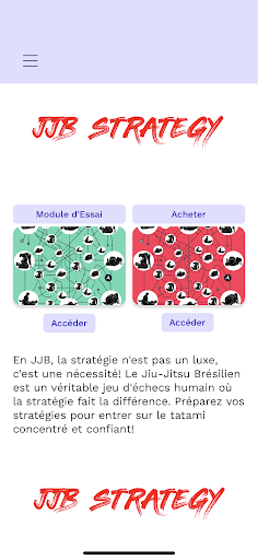 Aperçu de l'application