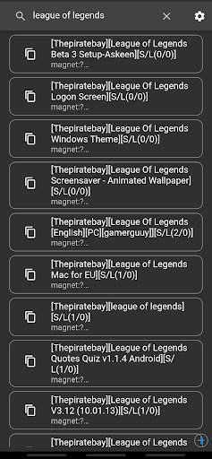 Android application Search helper screenshort