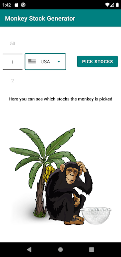 Android application Monkey picks stocks screenshort