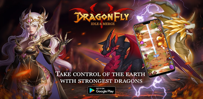 DragonFly: Idle games - Merge Dragons & Shooting