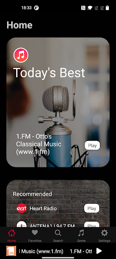 Android application SHOUTcast™ - FM Internet Radio screenshort