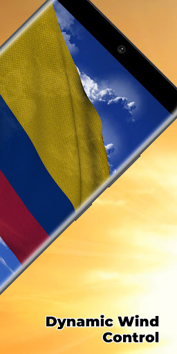 Colombia Flag Live Wallpaper Screen 2