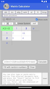 Matrix Calculator