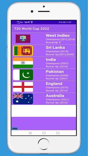 T20 World Cup 2022 Schedule Screen 2