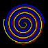 Spiral-hands Clock Live Wallpaper1.3b