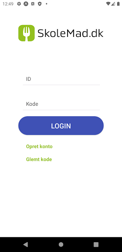 Android application SkoleMad.dk screenshort