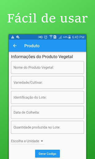 Android application QrHFruit (Offline) - Rastreabi screenshort