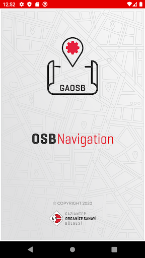 Android application GAOSB NAVİGASYON screenshort