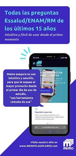 Android application Memo Flashcards screenshort