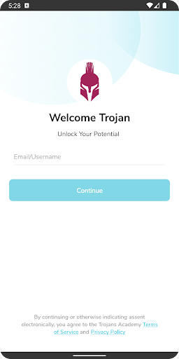 Android application Trojans Academy screenshort