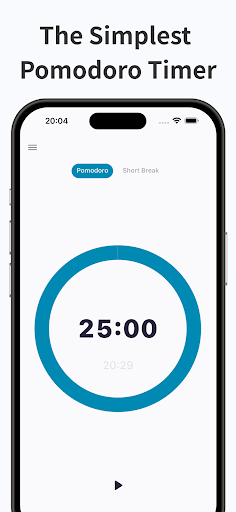 Android application Pomodoro Timer for Study, Work screenshort
