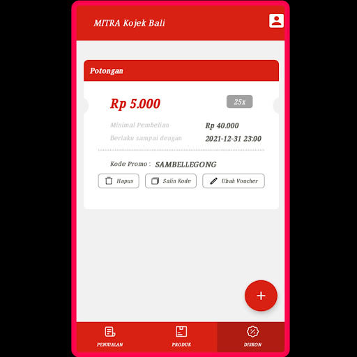 Kojek Bali Mitra Screen 3