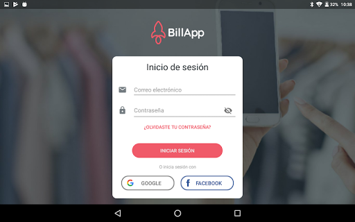Android application BillApp screenshort