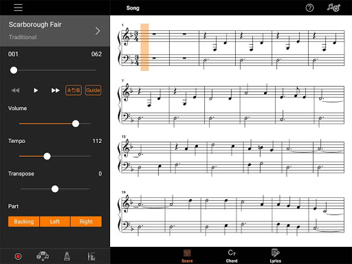 Screenshot of Smart Pianist
