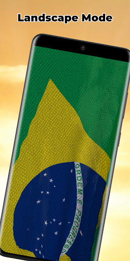 Brazil Flag Live Wallpaper Screen 3