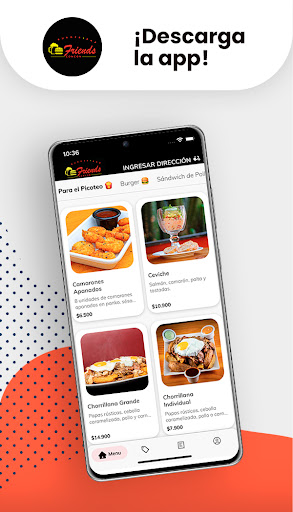 Android application Friends screenshort